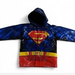Boys Super Hero Superman Rain Coat